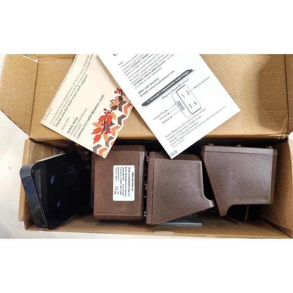 HTZSAFE Solar Wireless Driveway Alarm System 1 Receiver + 3 Sensors Kit Easy Set - Picture 1 of 10